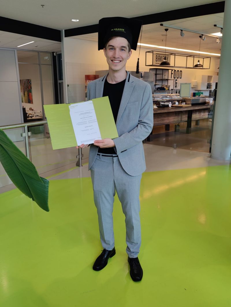 Portret van Brent van Croonenburg